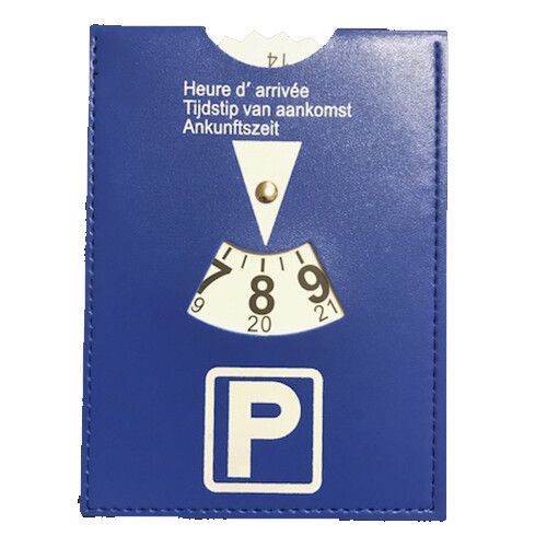 Car Parking Disc Disabled Blue Badge Holders Timer Clock Arrival Time Display