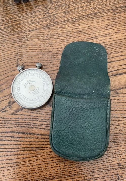 Fowler's Textile Calculator Short Scale Pocket Calculator with Case — image 5