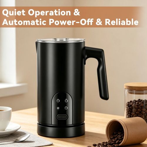 4-in-1 Electric Milk Frother & Warmer Automatic Hot Cold Foam Coffee Latte Choc — image 6