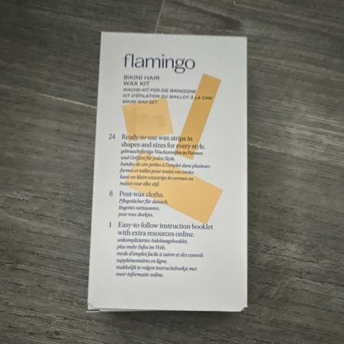 Flamingo Bikini Hair Waxing Kit Ready-to-Use Wax Strips for Women — image 2