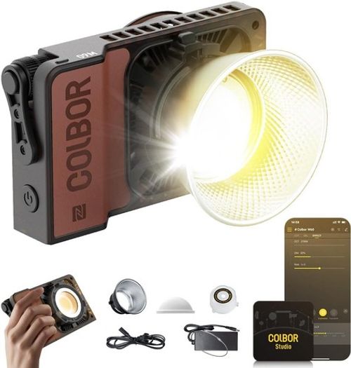 COLBOR W60 Video Light 60W 2700K-6500K Bi-Color Pocket Continuous Lighting