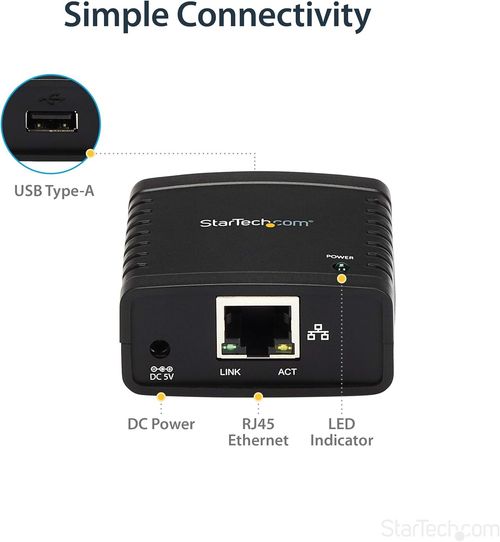 StarTech.com 10/100Mbps Ethernet to USB 2.0 Network Print Server - Windows 10 - — image 5