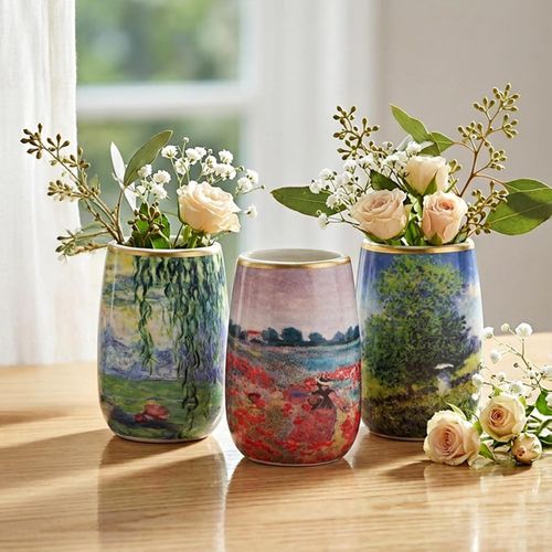 Set 3 - Decorative Ceramic Mini Vases — image 2