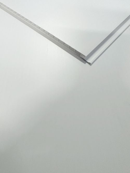 10 White Matt 8mm PVC Ceiling Panels Bathroom Cladding Shower Wet Wall Kitchen — image 2