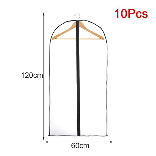 10X Hanging Garment Bags Zip Up Dress Coat Cover Clothes Suit Dust/Water Proof🚚 — image 2