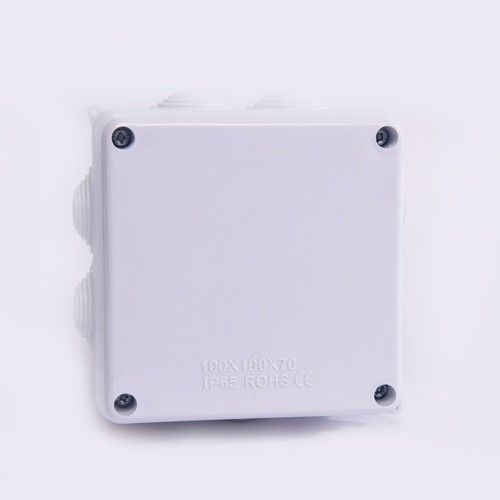 WATERPROOF JUNCTION BOX ENCLOSURE ABS PLASTIC IP65 GREY CCTV ELECTRIC CABLING