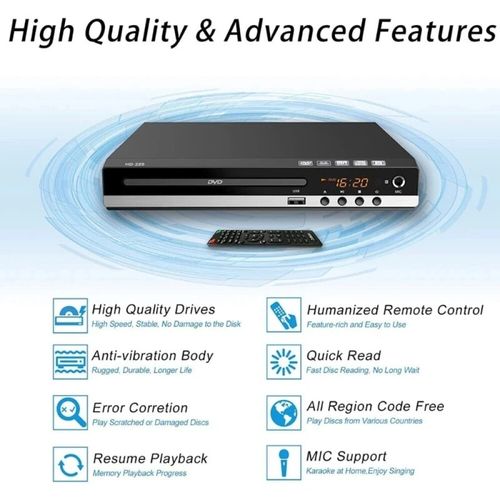 DVD Player Region Free with Remote Control USB Multi Region & HDMI/AV Cable | UK — image 5