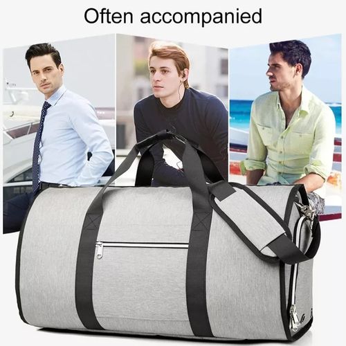 45L Duffel Bag Travel Holdall Large Foldable Suit Garment Carrier Bag + Strap — image 22