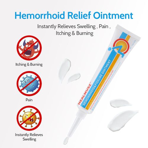 HEALMUSZ Hemorrhoid Ointment for Relief of Pain, Swelling, Discomfort, Itching — image 8