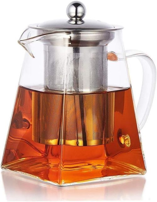 Home Glass Teapot with Infuser 750ml Loose Leaf Tea Kettle Heat/Cold Resistant — image 7