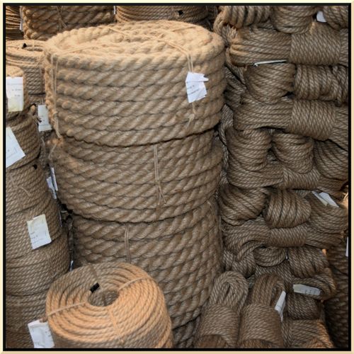 100% Natural Jute Hessian Rope Cord Braided Twisted Boating Sash Garden Decking — image 1