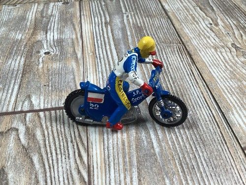 Vintage Speedway Rider Krzysztof Cegielski No.22 Resin Figure 1:32 Unmarked