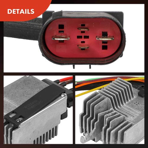 Fan Control Unit Control Unit 4 Pin For Audi A4 8E 8H Seat Exeo 3R 1.6-2.0L — image 3