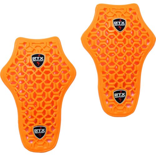 Flat Flexible Level 2 Biker Jacket Shoulder Elbow Armour Inserts Upgrade 4Pc Set — image 3