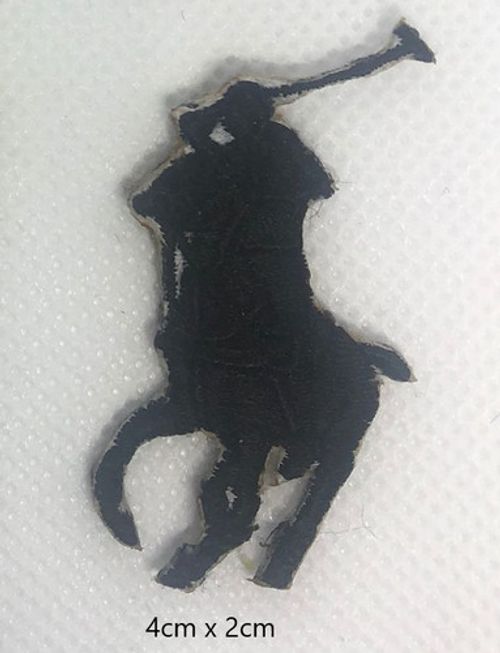 Polo Player Embroidered Patch sew iron on sports Patches transfer clothes