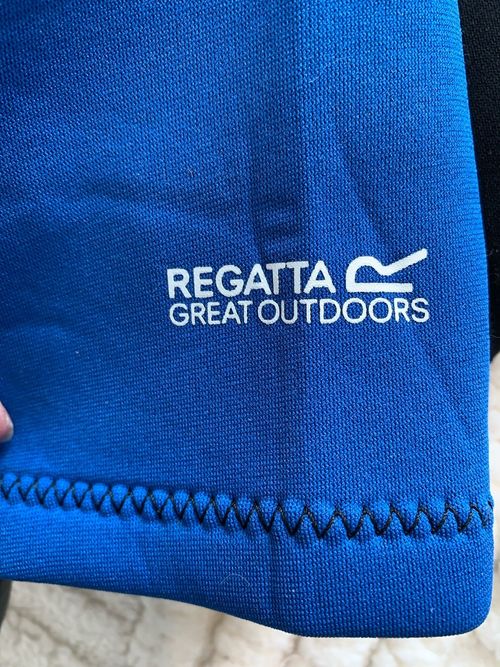 Regatta Great Outdoors Kids Shortie Wetsuit Blue/Black Back Zip UK/USA 9-10 — image 3