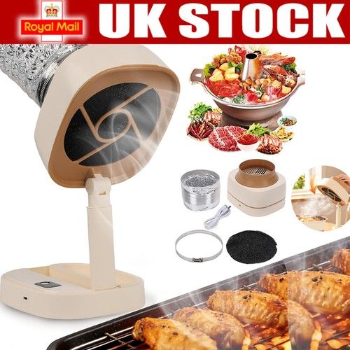 Portable Range Hood Desktop Range Hood Kitchen Exhaust Fan Extractor Hood Home