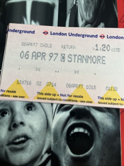 1997 League Cup Final Leicester v Middlesbrough Programme Signed & Tube ticket — image 2