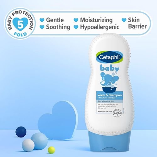 Cetaphil Baby Shampoo and Body Wash with Organic Calendula - 4 PACKS LOT — image 5
