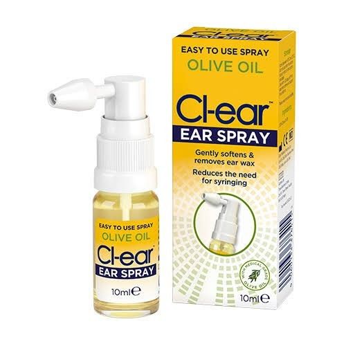 Cl-ear Olive Oil Ear Spray - 10ml Brand New Unopened Ear Wax Softener Drops — image 1