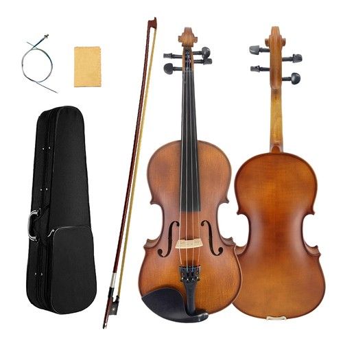 4 String Viola Full Size16inch Maple Wood Ebony Fittings with Viola Case and Bow