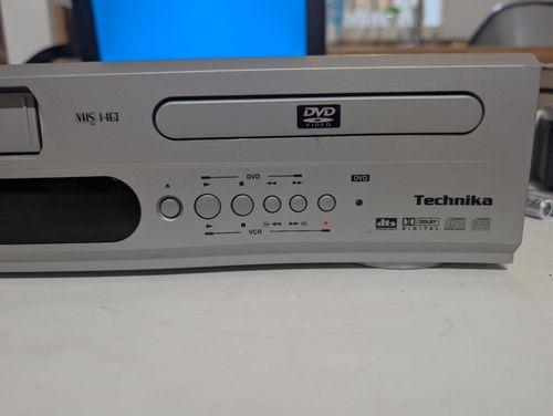 Technika Nicam DVR100 VHS DVD Combi combo Player Silver both VHS & DVD Working — image 4