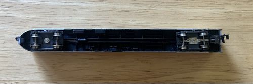 Vintage N Scale Fluted Side Observation Car Santa Fe Streamlined #644 Boxed — image 3
