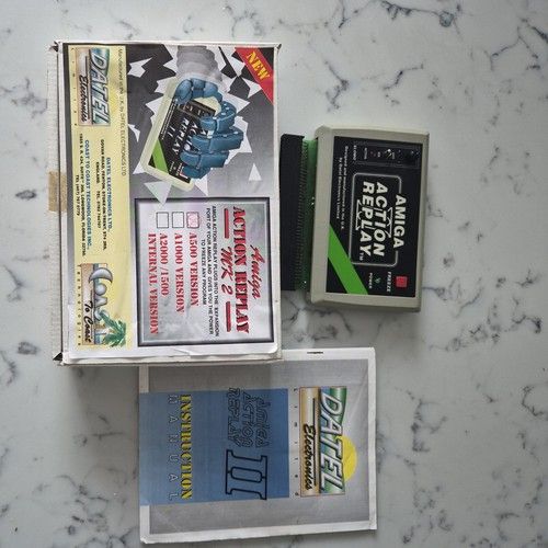 Datel Amiga Action Replay MK II with manual in original box 