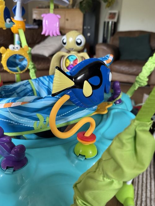 Bright Starts Disney Baby Finding Nemo Activity Jumper Centre Blue Green White — image 6