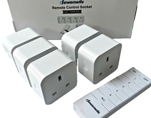5 Remote Control Plug Sockets 13A Wireless Power Switch Lights Appliances Set — image 10