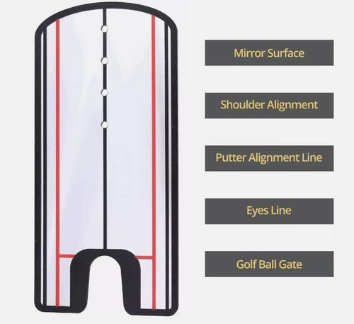 Golf Putting Mirror Train Alignment Aid Eye Line Practice Tool Swing Trainer — image 16
