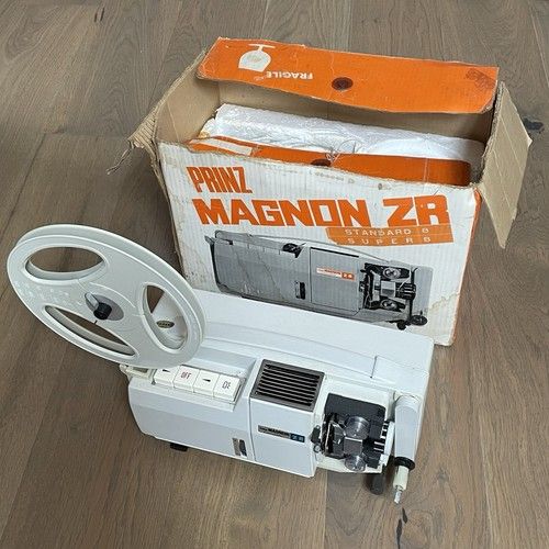 Vintage PRINZ Magnon ZR Convertible Super 8 Standard 8 Cine Film Projector