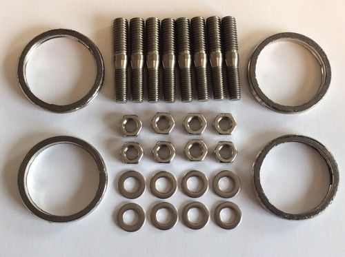 Honda CB1000R CBR600F CBF600 Exhaust Gaskets Stainless Studs Washers Nuts Set 