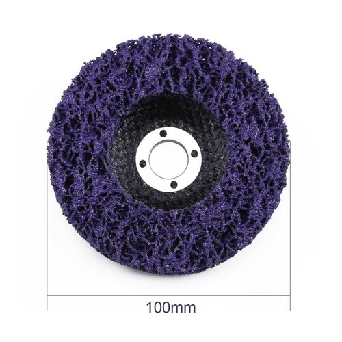 5 Pcs 4'' 100mm Poly Strip Disc Wheel Paint Rust Removal Clean For Angle Grinder — image 2