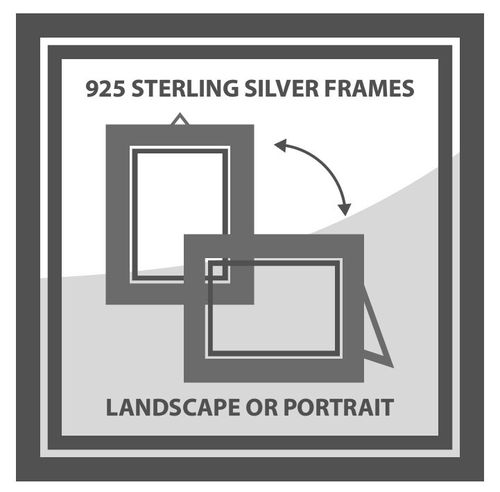 7”x5" in Solid 925 Sterling Silver Photo Picture Frame "7379" /13x18 GB new — image 9