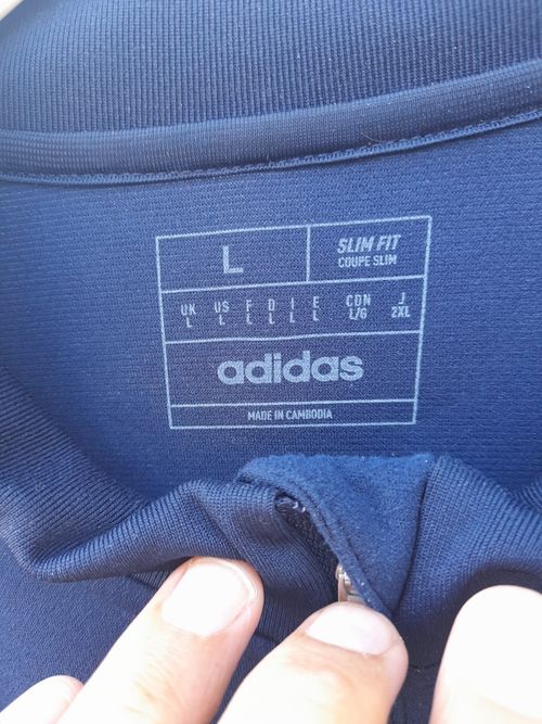 Argentina Adidas Tiro Navy Blue, Long Sleeved Training Top with logos — image 10