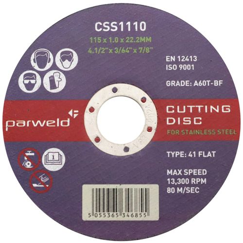 115 x 1mm (4.5 Inch) Cutting Discs Thin Metal Slitting Discs Angle Grinder 50Pcs — image 6