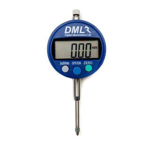 DML 0-25mm Digital Indicator 0.01mm Resolution 1" Inch Dial DTI Clock — image 1