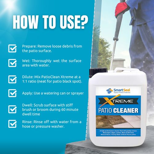 Sandstone Patio Powerful Cleaner Black Spot Cleans Algae and Dirt Easily 5L — image 9