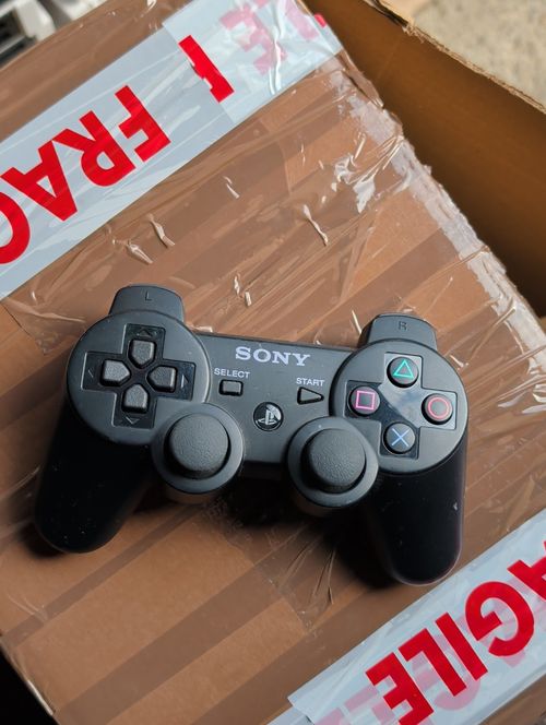 Official Genuine Sony PS3 PlayStation 3 DualShock 3 Wireless Controller Black — image 1