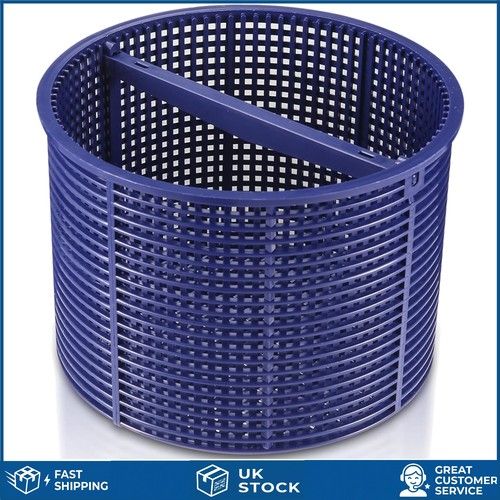 Heavy Duty Inground Pool Skimmer Basket with Handle 7 Inch Top OD 1 Pack
