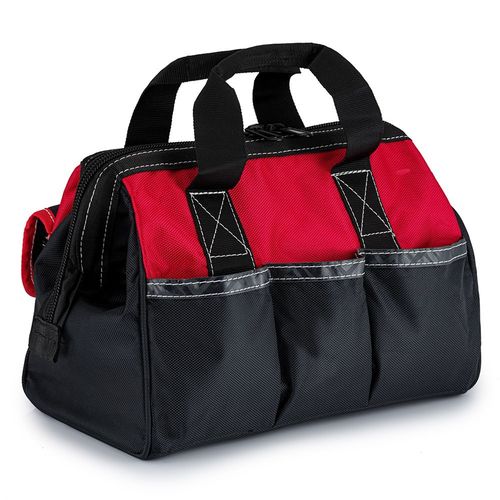 Tool Bag Red ToughHub 12" Work Durable Heavy Duty Multi Pockets Tools Organizer — image 3