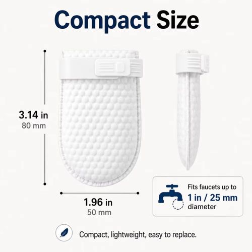 50/100 pcs Faucet Water Filter Bag Cotton Tap Water Filter Thickened Filter Pads — image 5