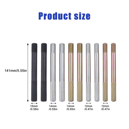 10Pcs M12 M14 Wheel Alignment Pin Wheel Hanger Pin Set Rim Stud Pin Guide Tool — image 16