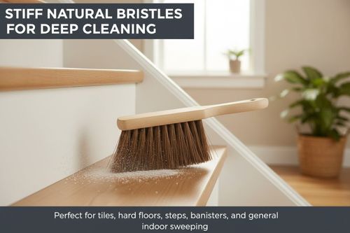 11" Bassine Hand Brush Heavy Duty Scrub Cleaning Brush Stiff Bristles — image 7