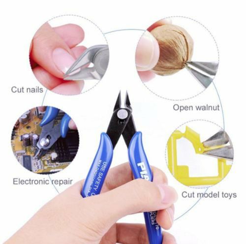 2x Flush Side Cutter Precision Shear Wire Snips Pliers Tool Diagonal Mini Cutter — image 2