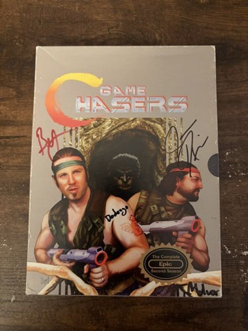 The Game Chasers SIGNED Season 2 (DVD, 4-Disc Set) w/ Bonus Disc & Map!
