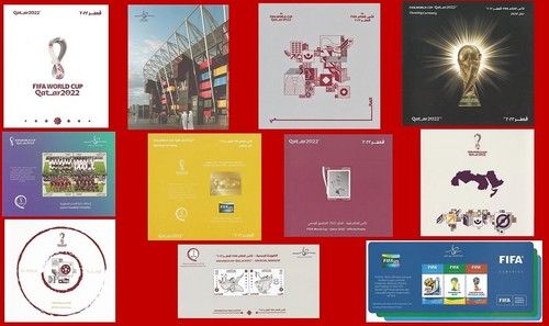 Qatar 2022 FIFA World Cup Soccer Full Set Rare Official Bulletins Brochures