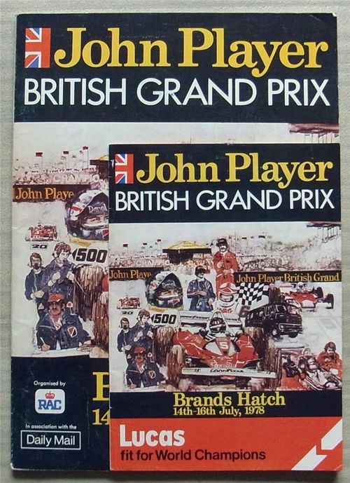 BRITISH GRAND PRIX 1978 Brands Hatch F1 Official Race Programme — image 1