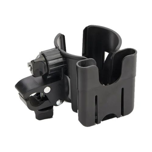 Cup holder, water bottle holder, and Phone holder for bicycles and strollers — image 1